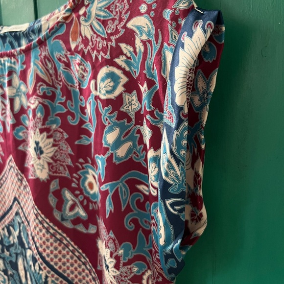 Promod boho tee with colorful front and white back - Picture 4 of 4